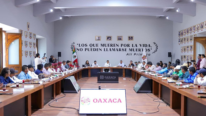 Atiende Gobierno de Oaxaca planteamiento del MULT