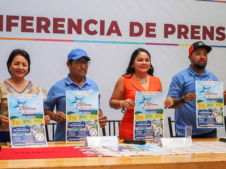 Realizarán 32 Torneo Internacional de Pesca de Marlín 2024 en Huatulco