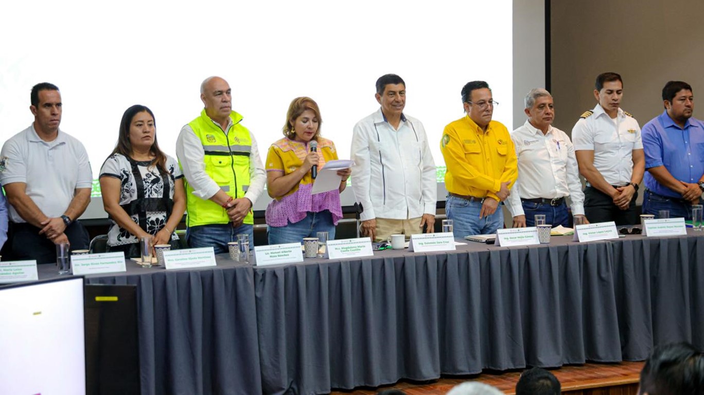 Continúan estrategias de atención de incendios forestales en Sierra de Flores Magón