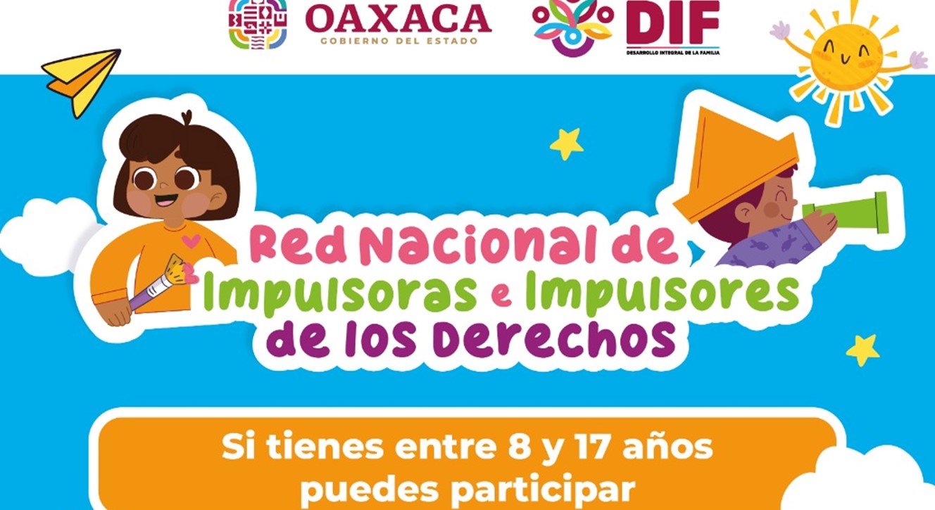 Invitan a la niñez y adolescencia a formar parte de la Red de Impulsoras e Impulsores de los Derechos 2024