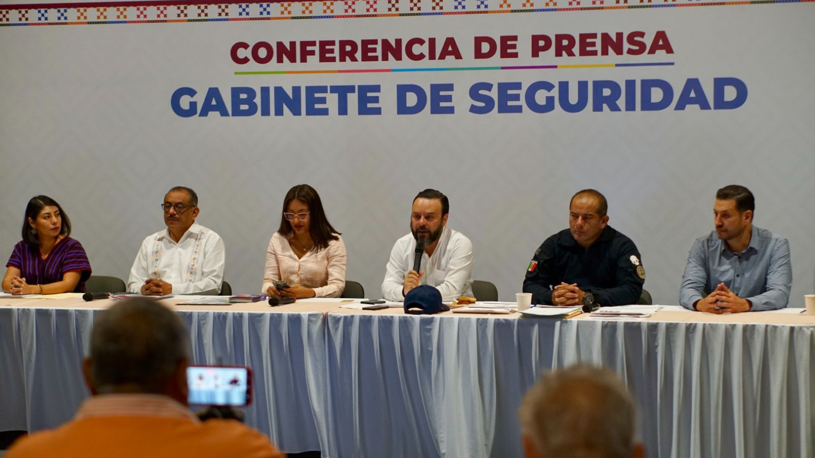 Informan sobre acciones estratégicas en materia de seguridad en Oaxaca