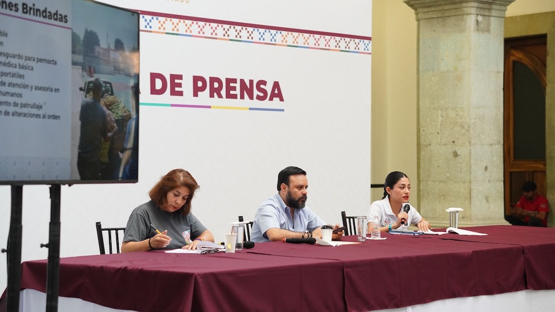 Vela operativo Tránsito Seguro y Ordenado por Oaxaca por bienestar de caravana migrante