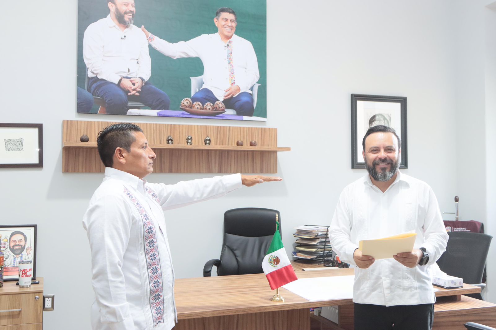 Asume el cargo como nuevo subsecretario de Desarrollo Político, Angelino López