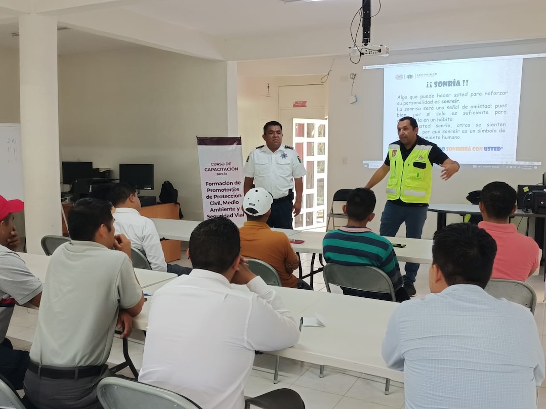 Promueven jornada de seguridad vial en Huautla de Jiménez
