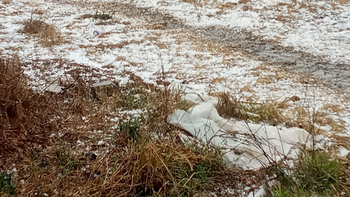 Se registra lluvia con granizo en municipios de la región Mixteca