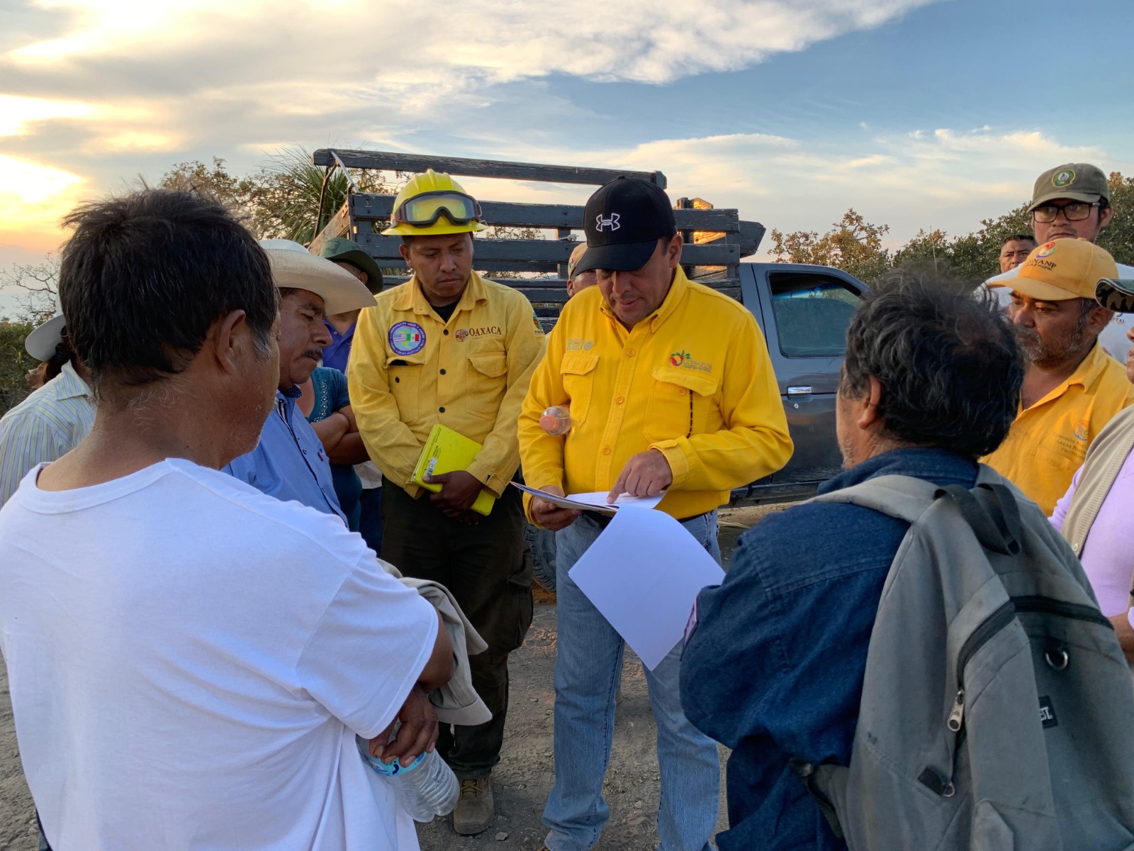 Controlado al 100% el incendio forestal en Tepelmeme Villa de Morelos