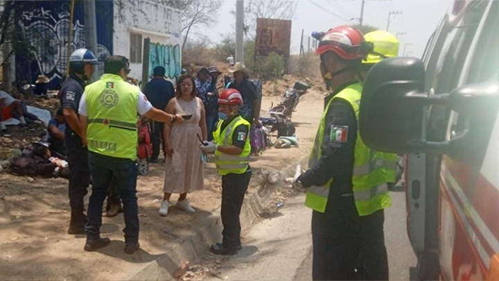 Brinda Gobierno del Estado atención médica a caravana de migrantes en su paso por Oaxaca