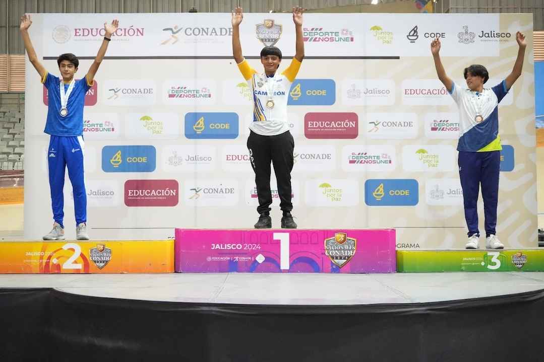 Conquista ciclista oaxaqueño doble oro en juegos Conade 2024