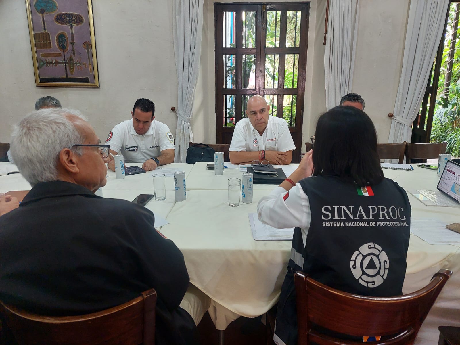 Coordinan acciones para reducir riesgos por uso de pirotecnia en Oaxaca