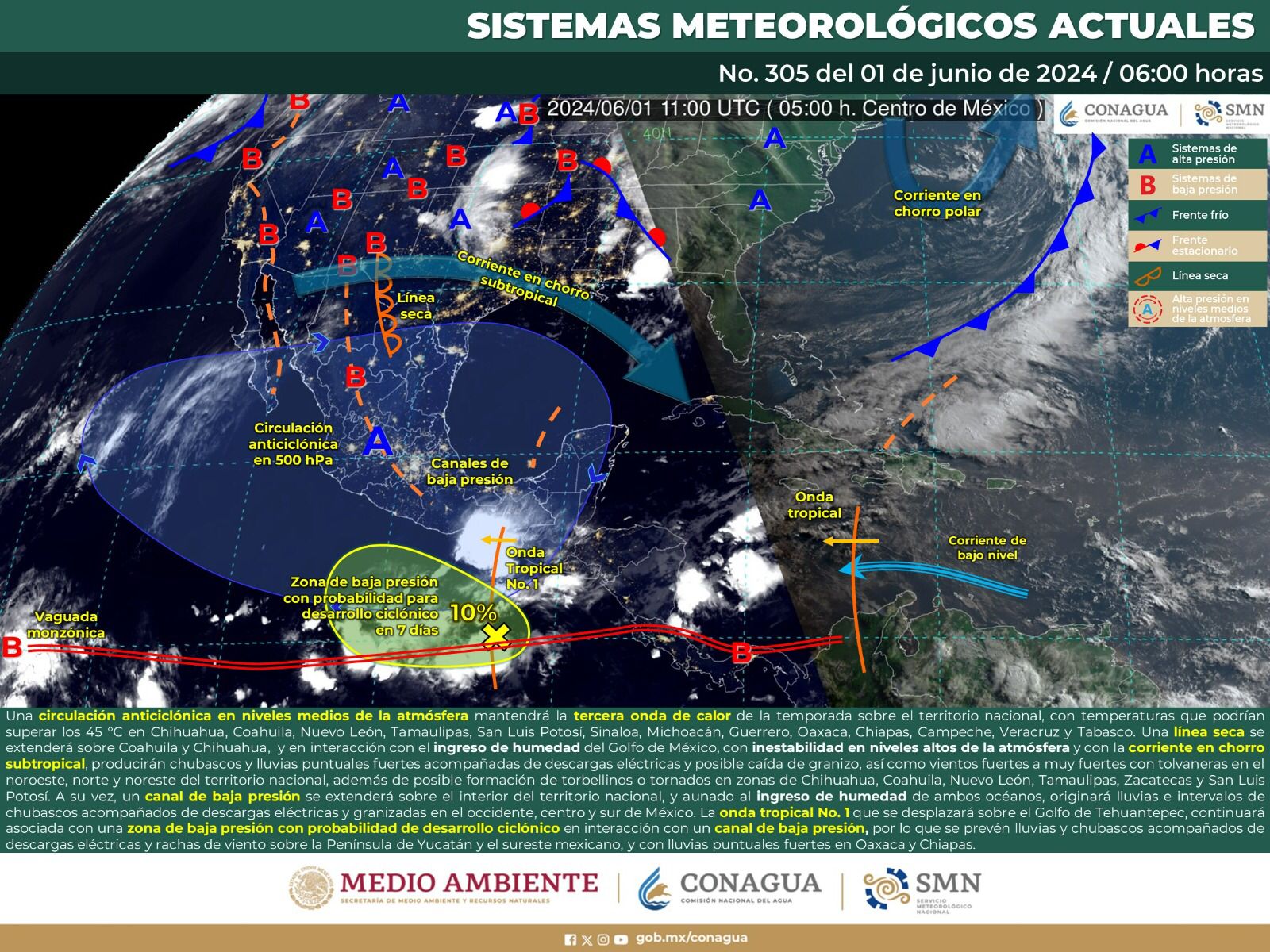 Se prevé ambiente estable y muy caluroso para este sábado en Oaxaca