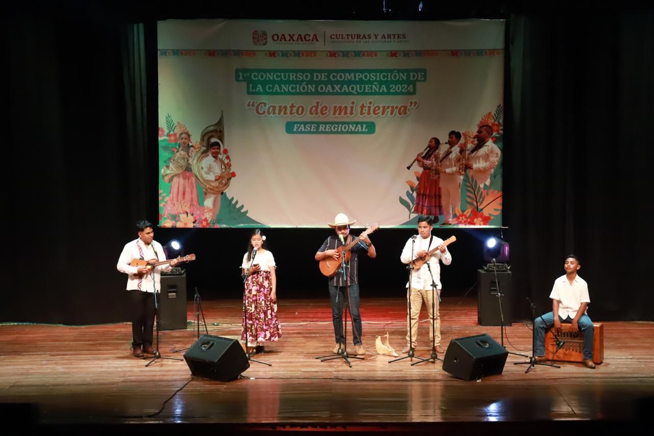 Este viernes, la gran final del Primer Concurso de la Composición de la Canción Oaxaqueña “Canto de mi tierra”