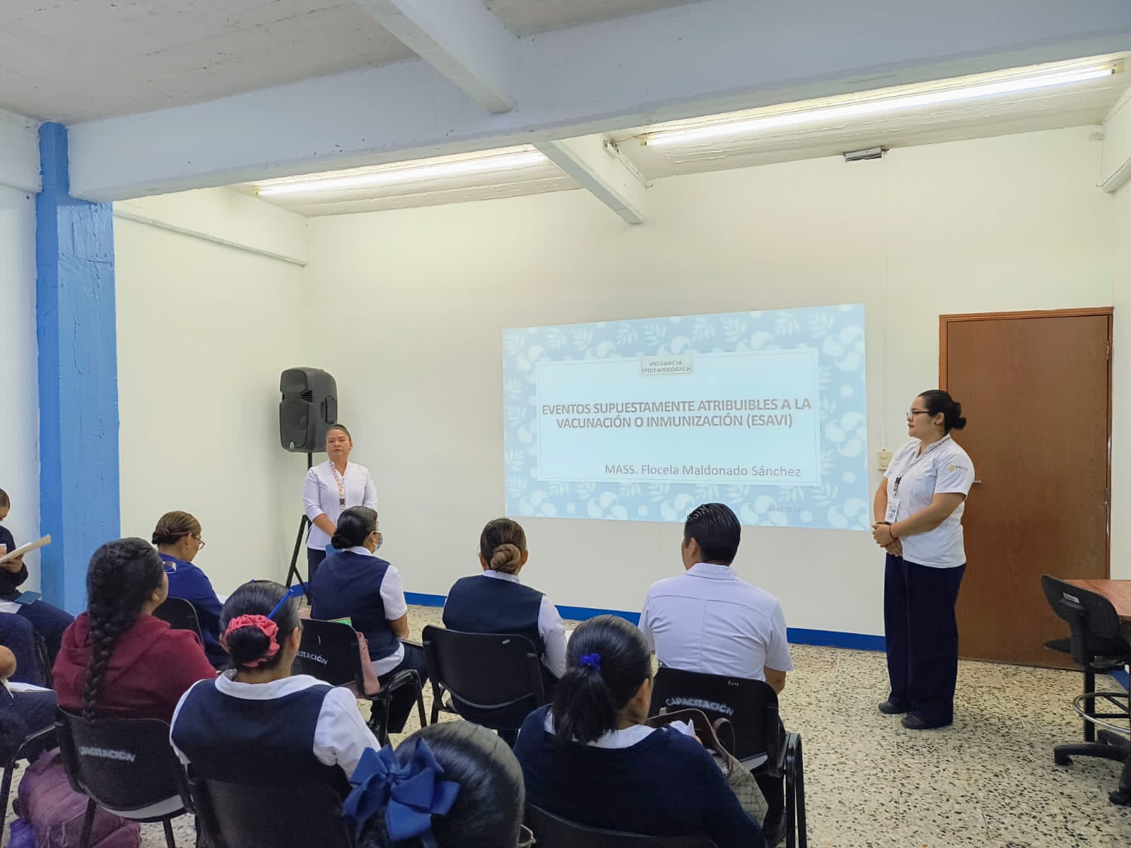 Capacita SSO a personal médico y de enfermería en estrategias de vacunación