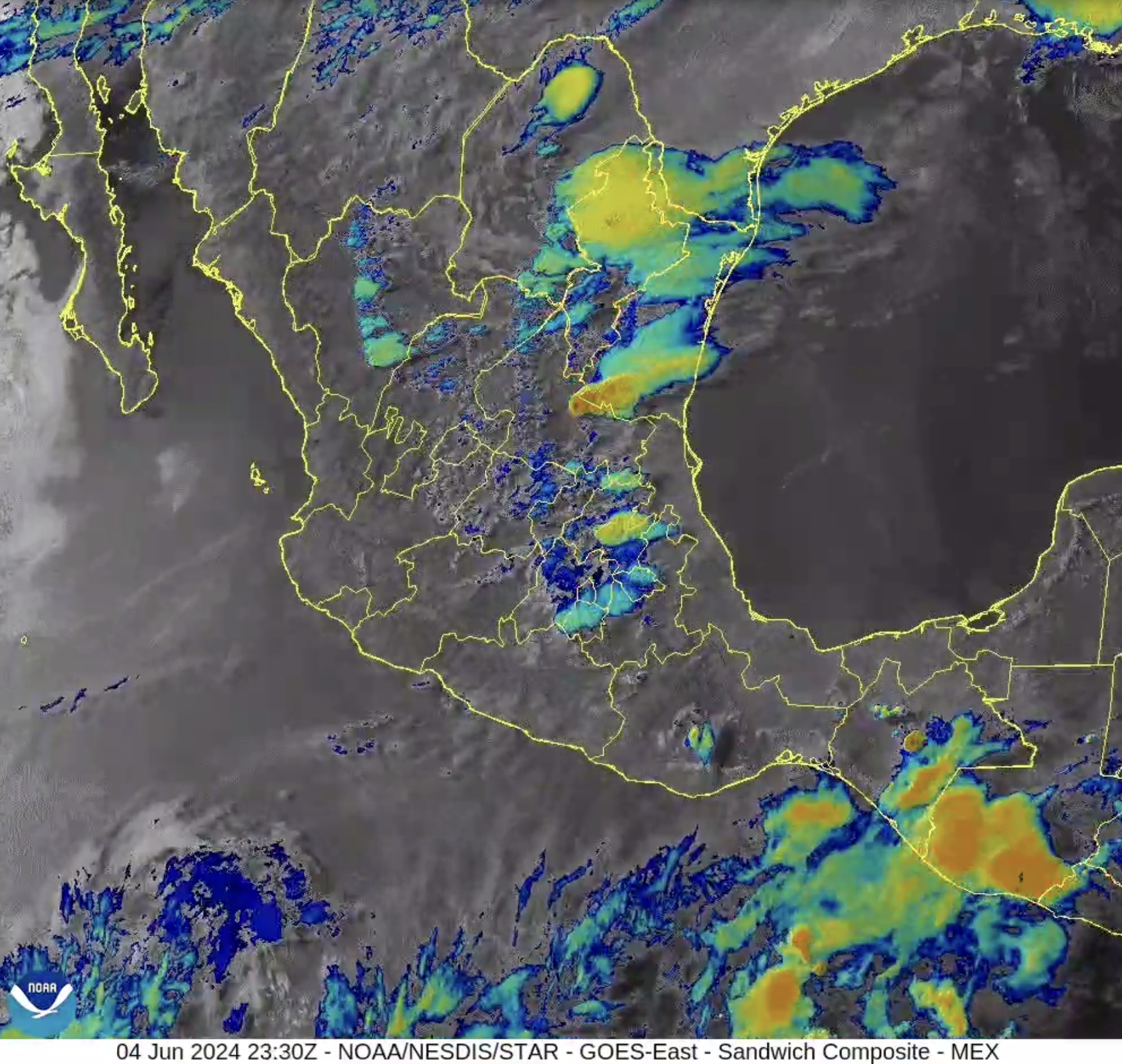 Prevén lluvias esta tarde en los Valles Centrales y Sierra de Juárez