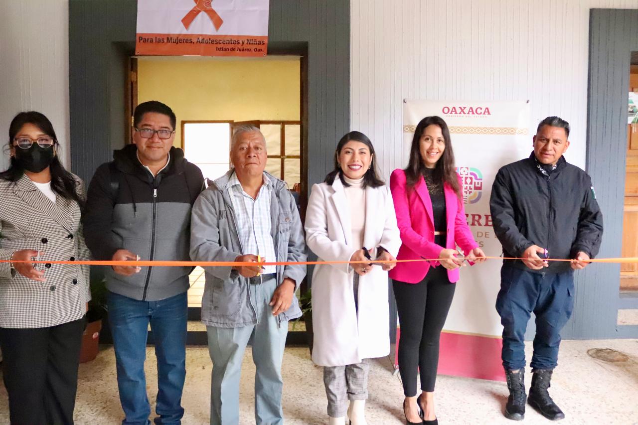 Ixtlán de Juárez cuenta ya con Punto de Atención a Mujeres