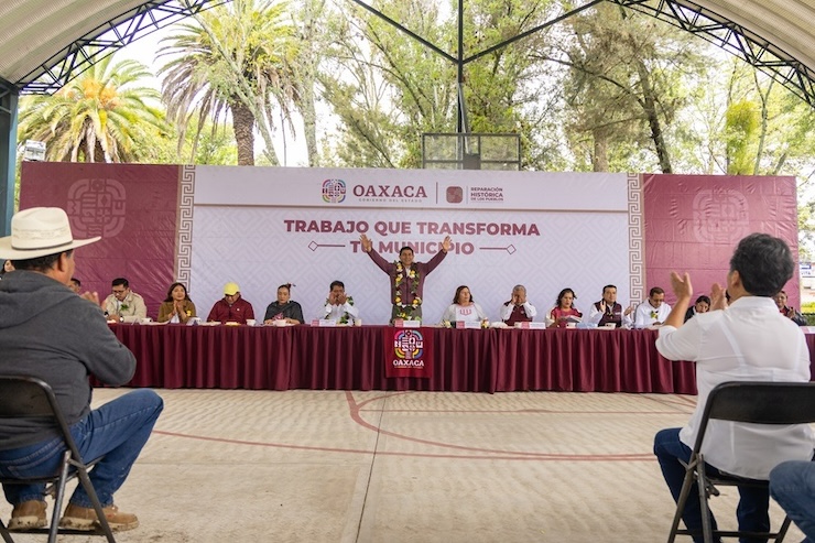 Garantiza Gobierno de Oaxaca bienestar para familias de Santa María Chachoápam