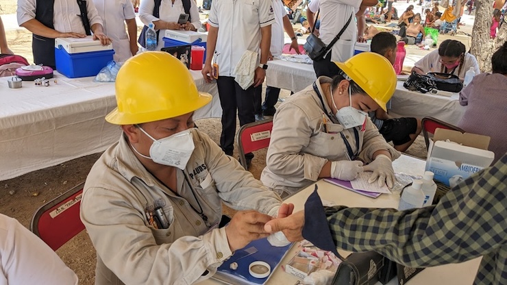 Invita SSO a Expo Salud en Santa María Guienagati