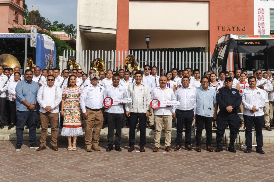 Reconocen aportación de la Banda de Música del Estado de Oaxaca