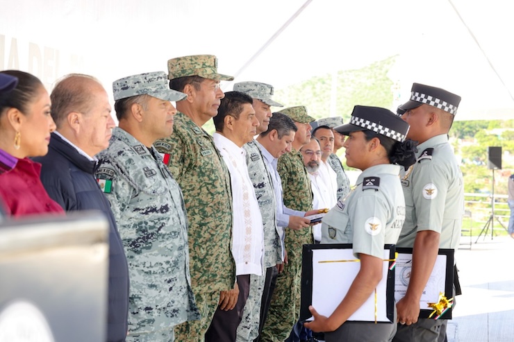 Reconoce Gobierno de la Primavera Oaxaqueña trabajo, esfuerzo y dedicación de la Guardia Nacional