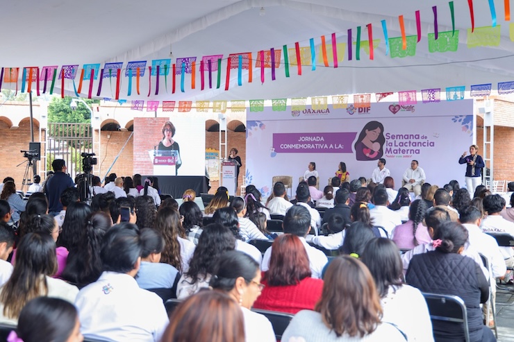 Inaugura Sistema DIF Oaxaca Jornada Conmemorativa a la Semana Internacional de la Lactancia Materna