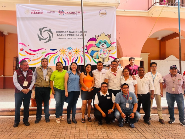 Refuerzan acciones preventivas en la Mixteca con Jornada Nacional de Salud Pública 2024