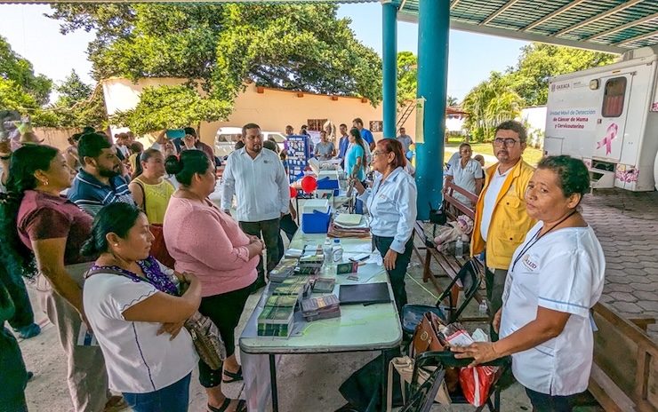 Lleva SSO atención gratuita a habitantes de Santo Domingo Zanatepec