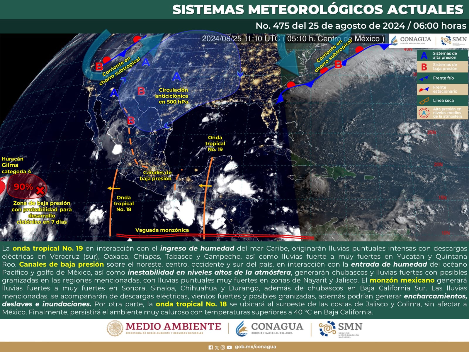 Se prevén lluvias tempranas para este domingo en algunas regiones de Oaxaca
