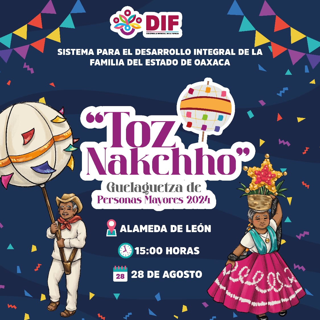 Con una Guelaguetza, invitan a celebrar el Día Nacional de Personas Mayores