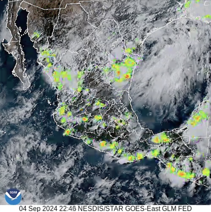 Para esta tarde se pronostican lluvias en línea de la costa y Sierra Sur de Oaxaca