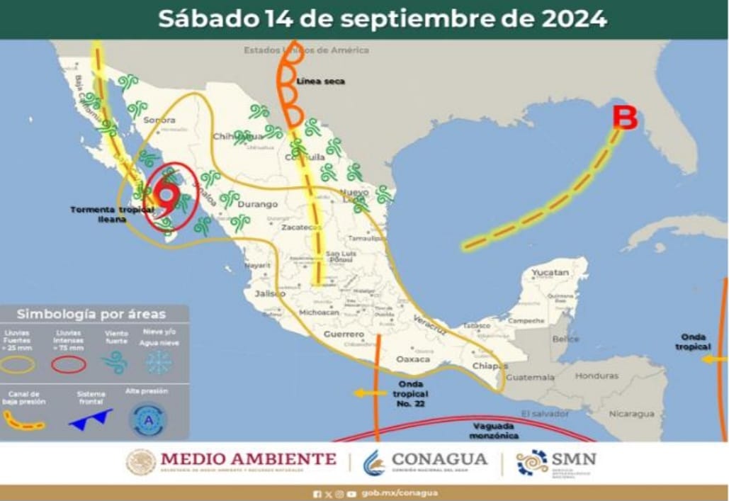 Emiten recomendaciones por lluvias pronosticadas para este fin de semana en Oaxaca