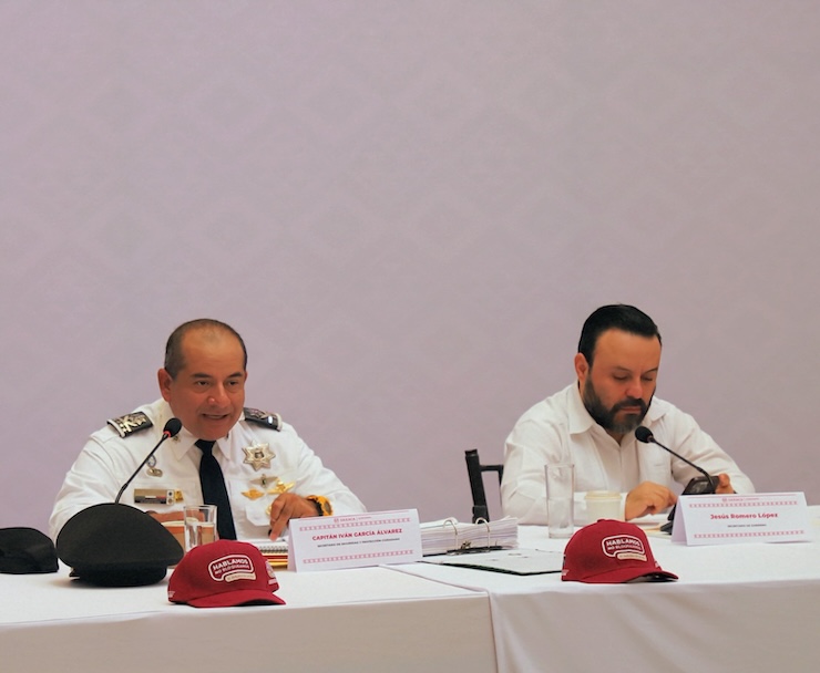 Informa SSPC trabajos realizados para la construcción de un Oaxaca seguro