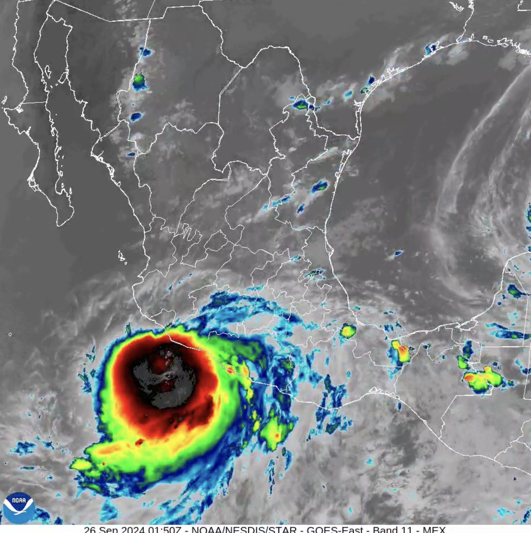 Tormenta tropical “John” seguirá generando lluvias en Oaxaca