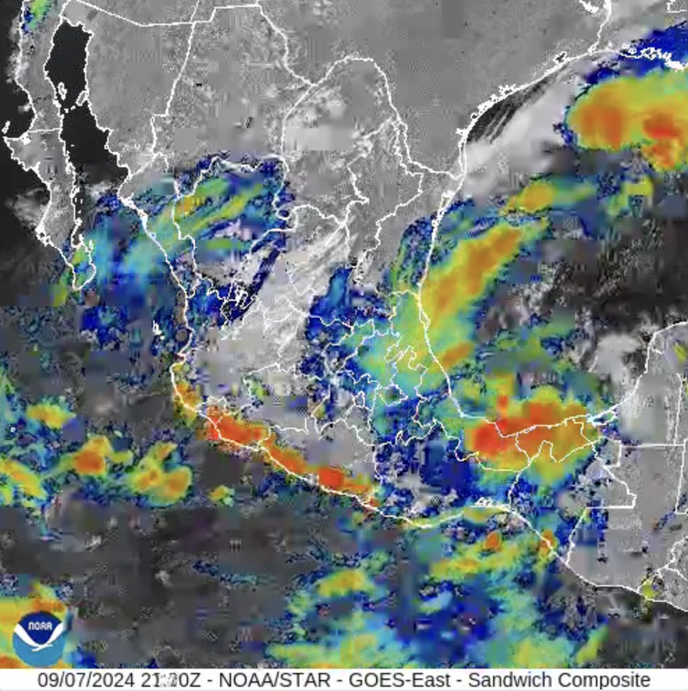 Piden a la población tomar precauciones por lluvias intermitentes en Oaxaca