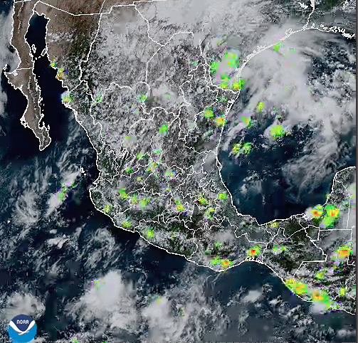 Se prevén lluvias durante las próximas seis horas en Oaxaca