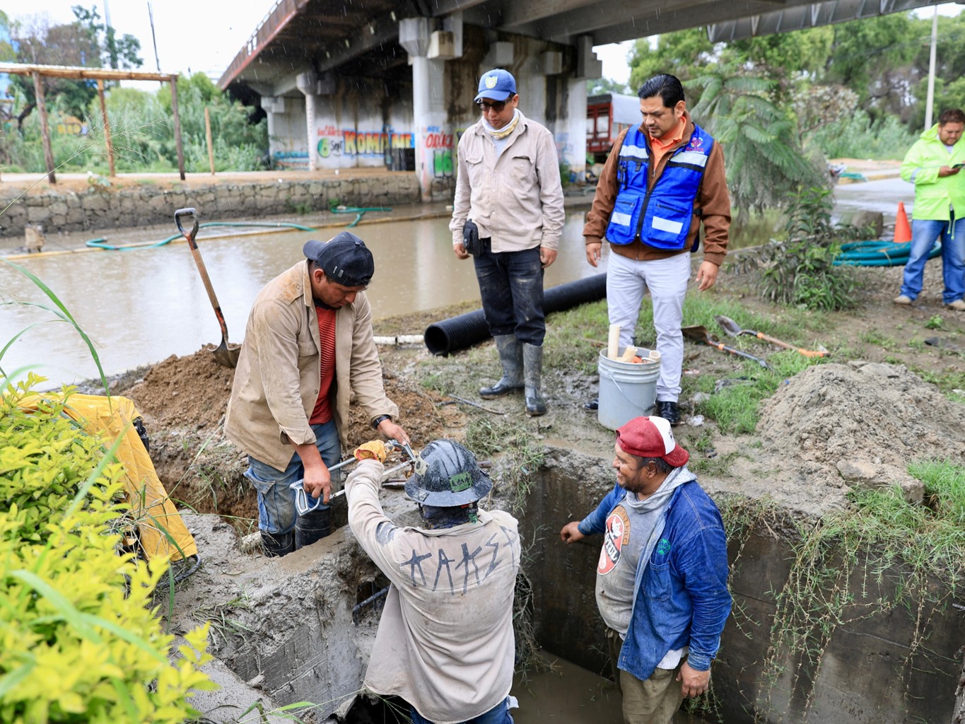 Mantiene Soapa brigada de acción inmediata ante precipitaciones pluviales
