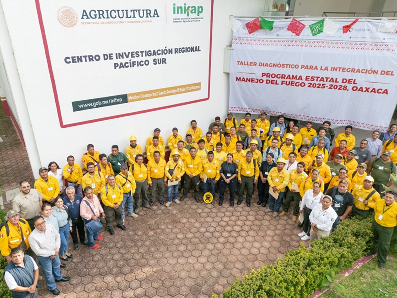 En Oaxaca se trabaja con comunidades forestales para construir su Programa Estatal de Manejo del Fuego