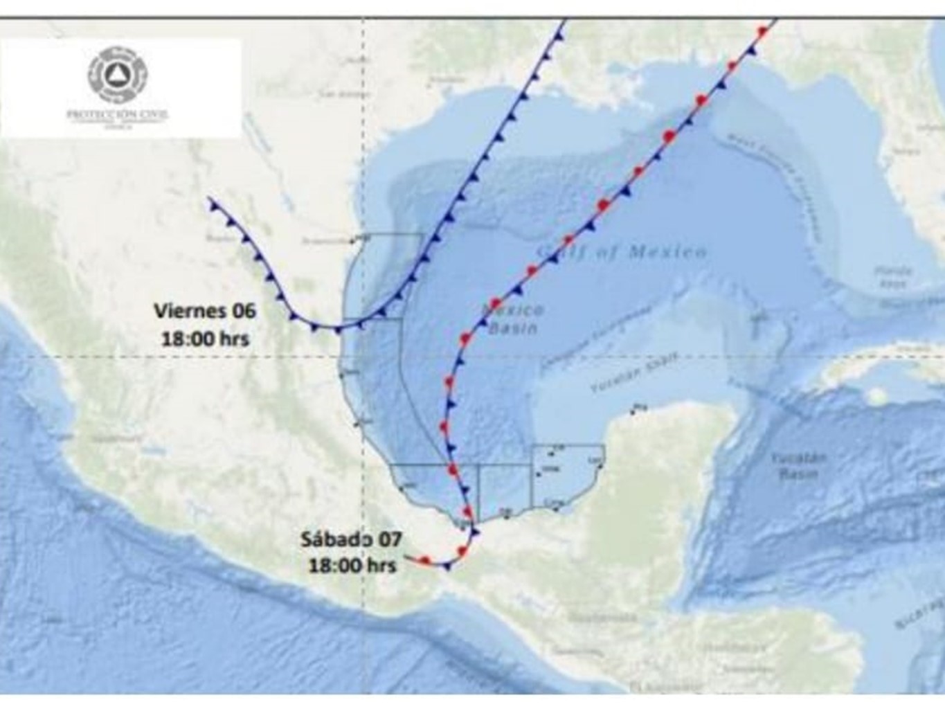 Por interacción de frente frío y onda tropical se prevé temporal lluvioso en Oaxaca