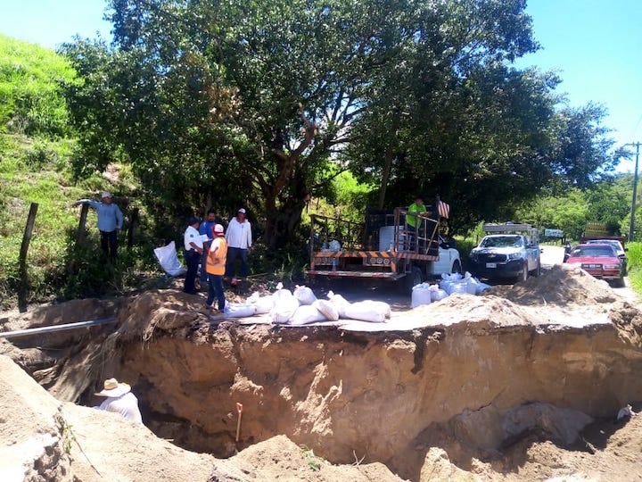 Por mantenimiento, carretera Putla – Zacatepec permanece cerrada en kilómetro 191