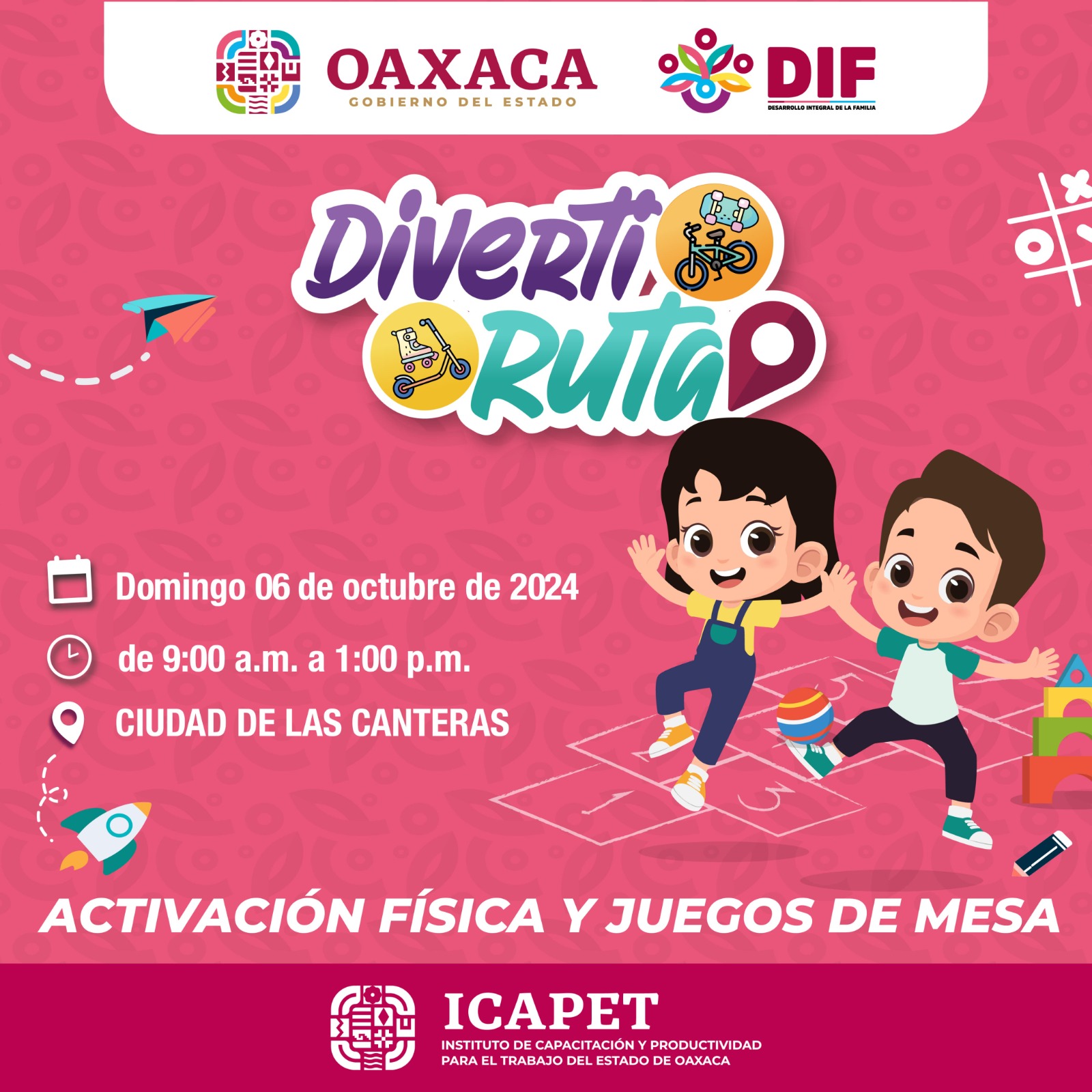 Vigésima segunda edición de Diverti Ruta ofrecerá sorpresas en el Parque Ciudad de las Canteras 