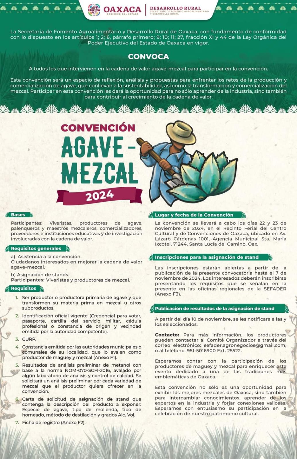 Convención Agave Mezcal 2024, hacia la sustentabilidad y sostenibilidad