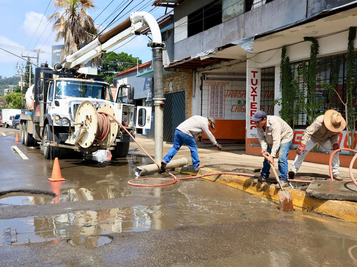 Mantiene Soapa brigada de atención inmediata ante lluvias constantes