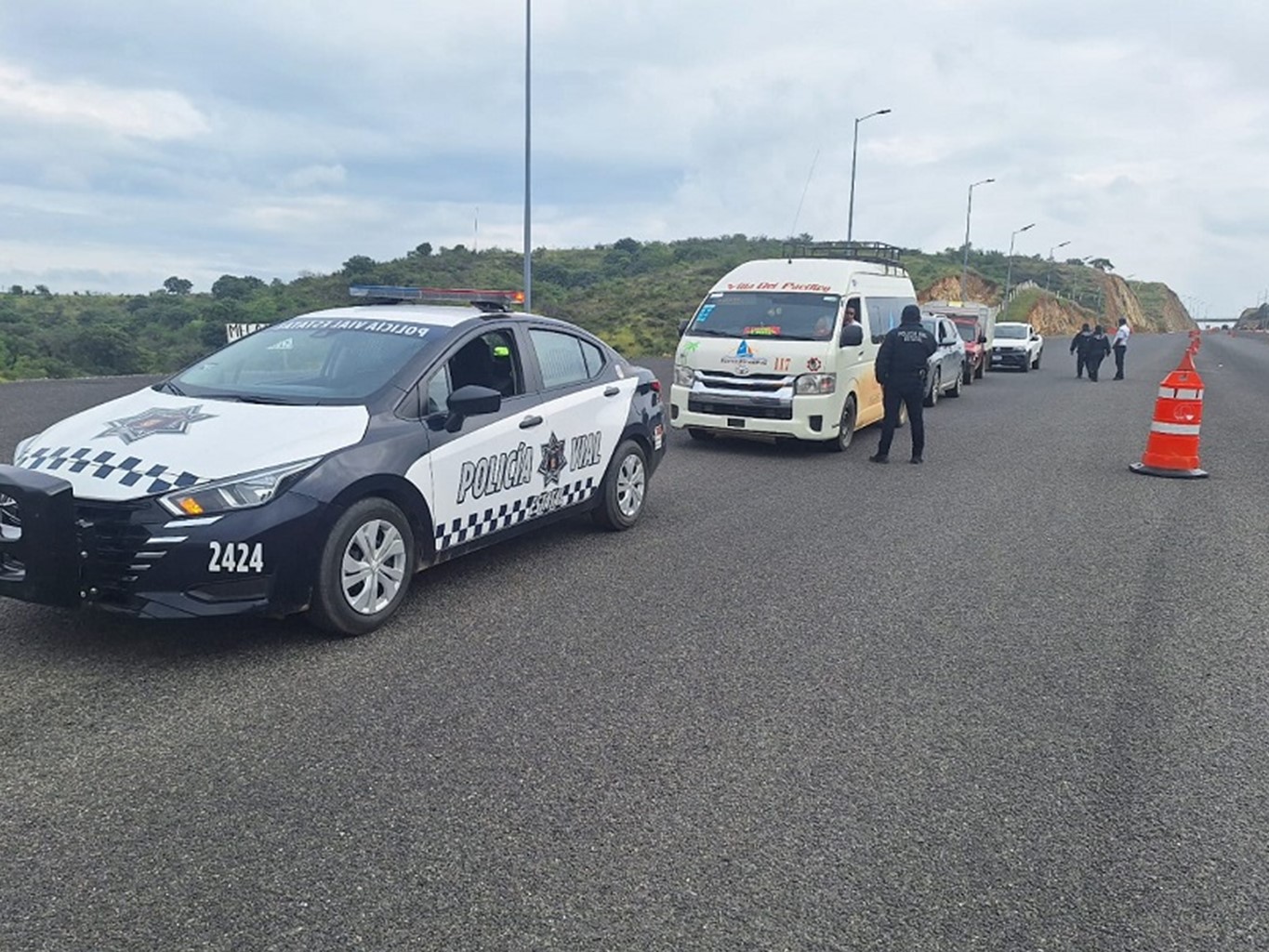 Implementan Operativo Carrusel en autopista Barranca Larga-Ventanilla