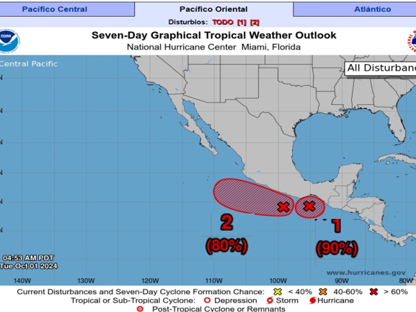 Pronostican lluvias intensas en varias regiones de Oaxaca para los próximos 3 días