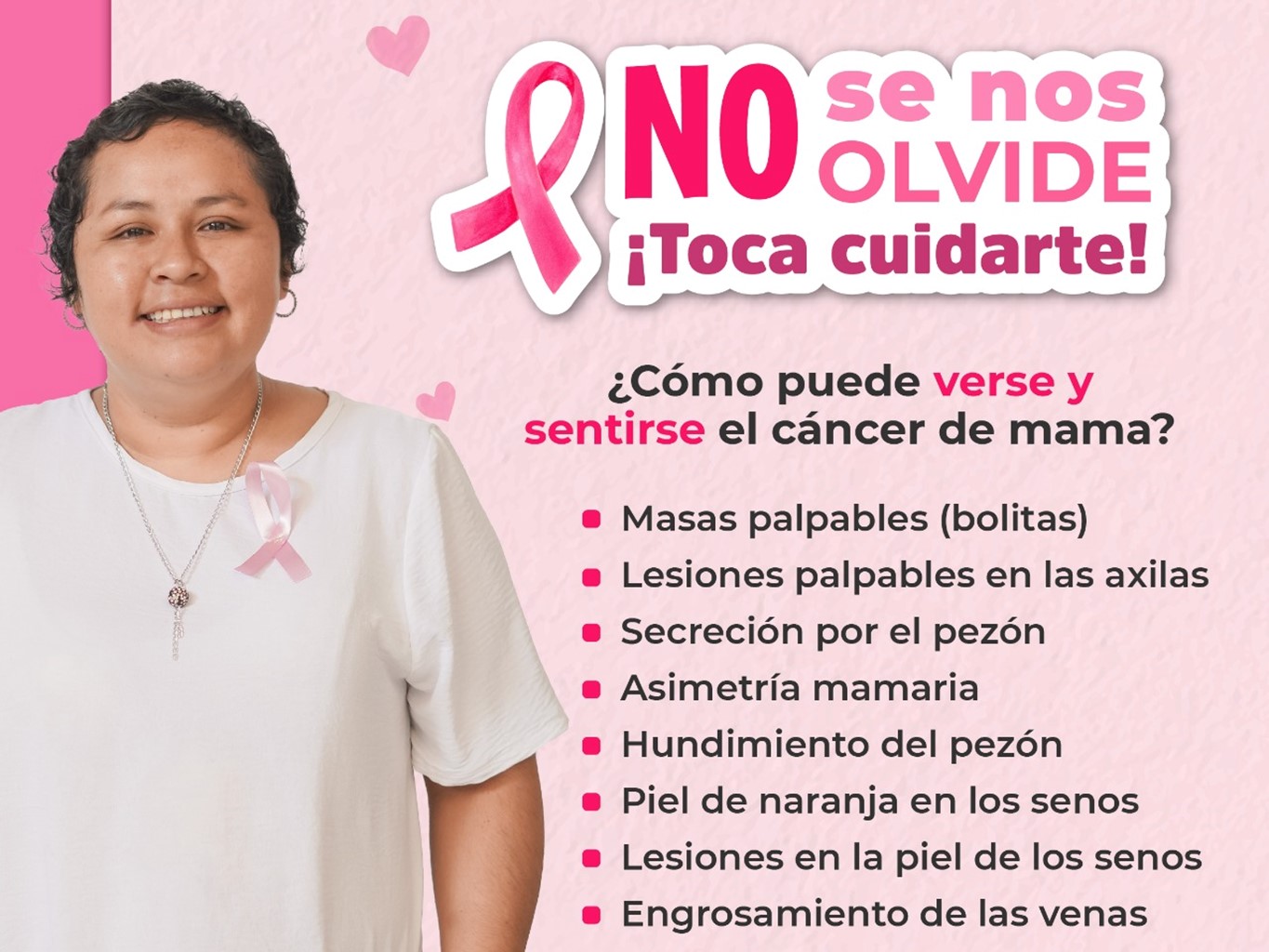 Arranca el mes rosa con el lema “Un paso adelante del cáncer de mama”