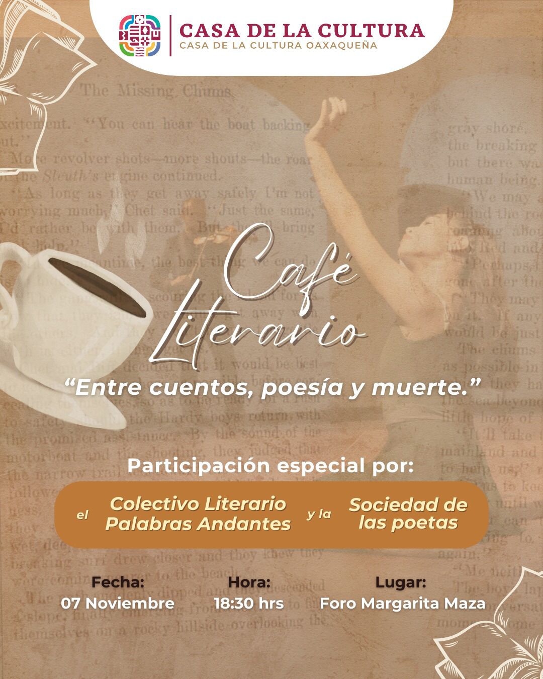 Ofrecerá CCO conferencias, exposiciones y espectáculos la primer semana de noviembre 