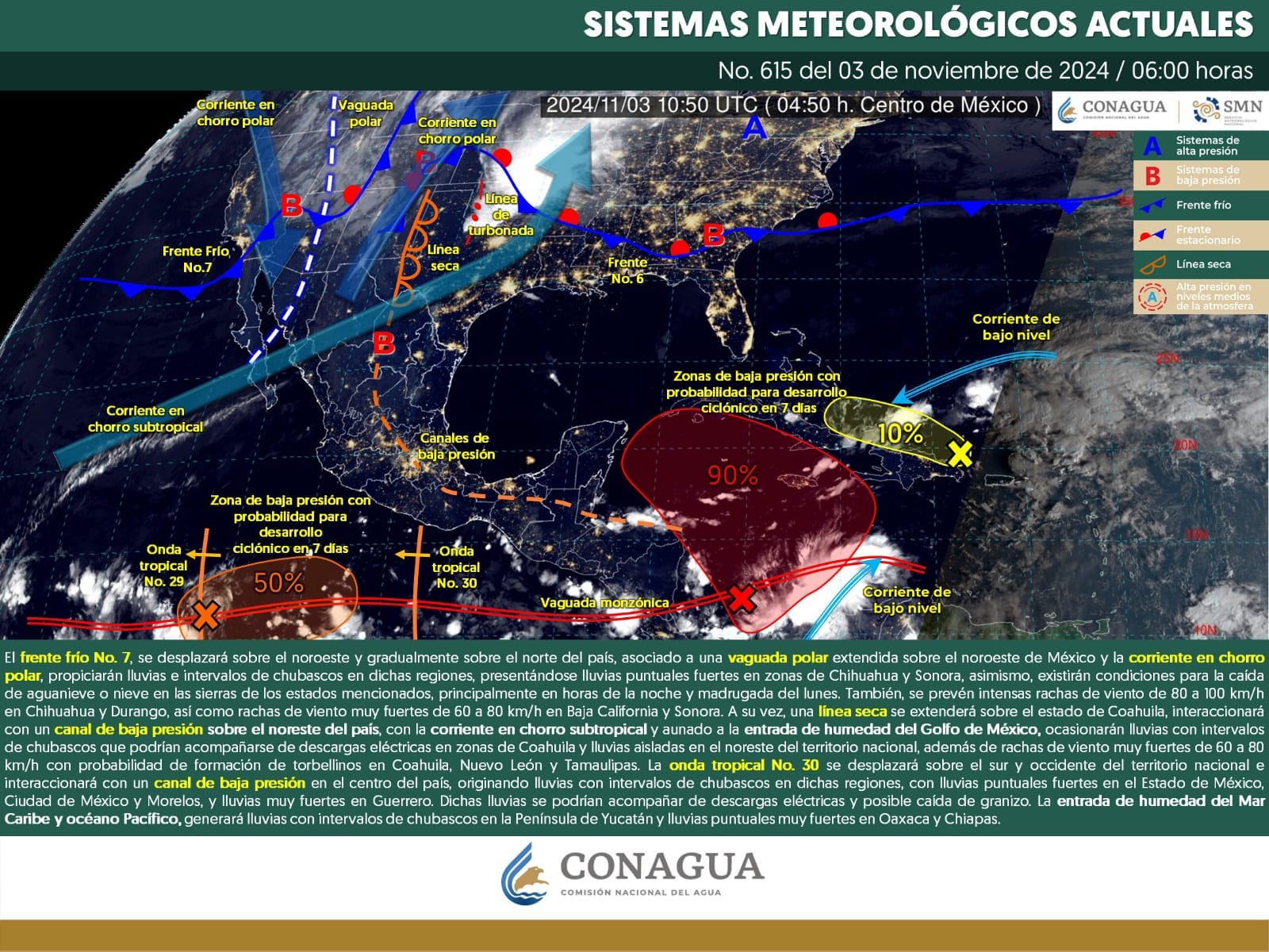Continuarán las lluvias escasas y chubascos en zonas serranas de Oaxaca