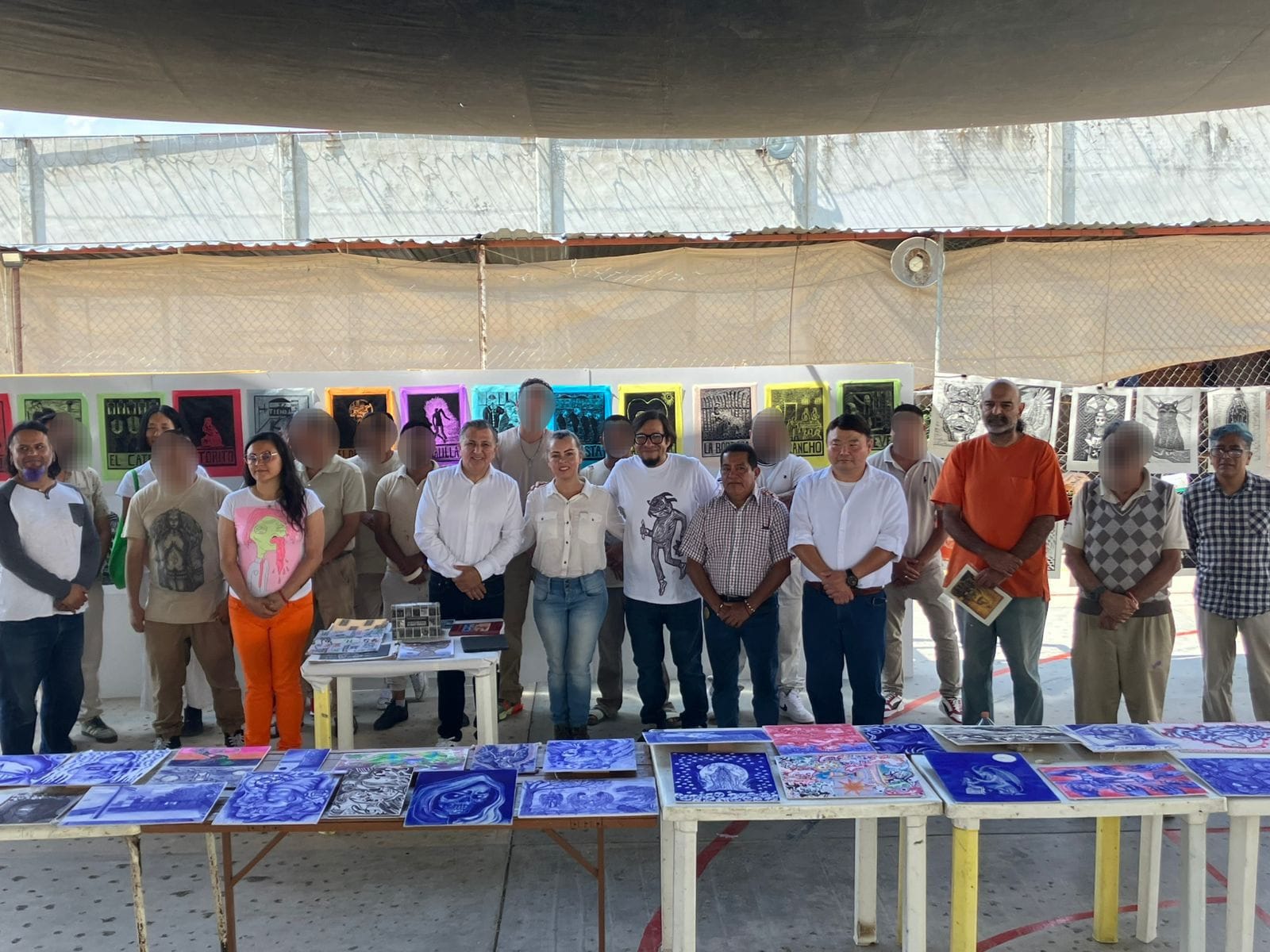 Celebran séptimo aniversario del taller “Gráfica Siqueiros” en el Centro Penitenciario de Etla