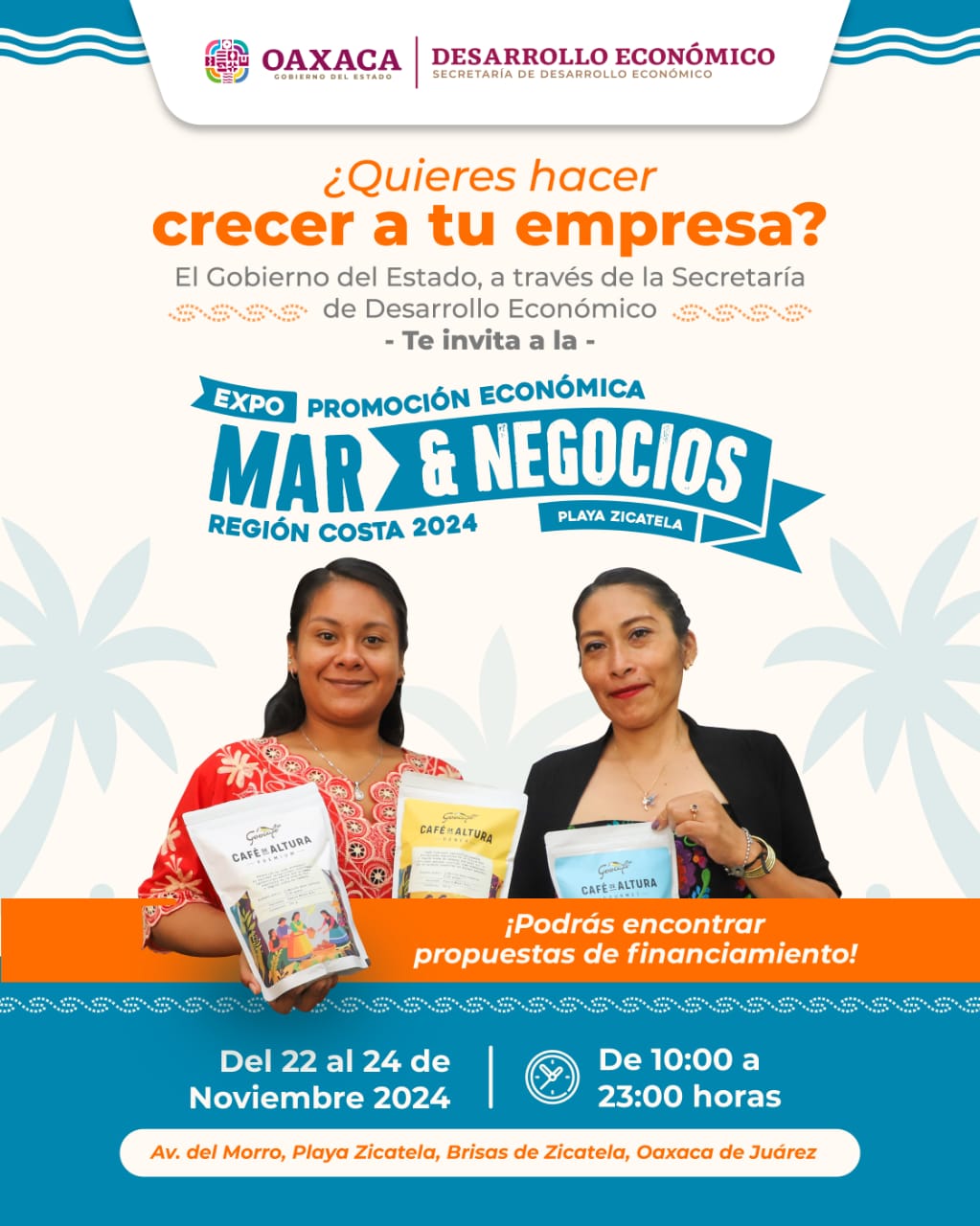 Lleva Sedeco Expo Mar & Negocios a la Costa para fortalecer al sector productivo
