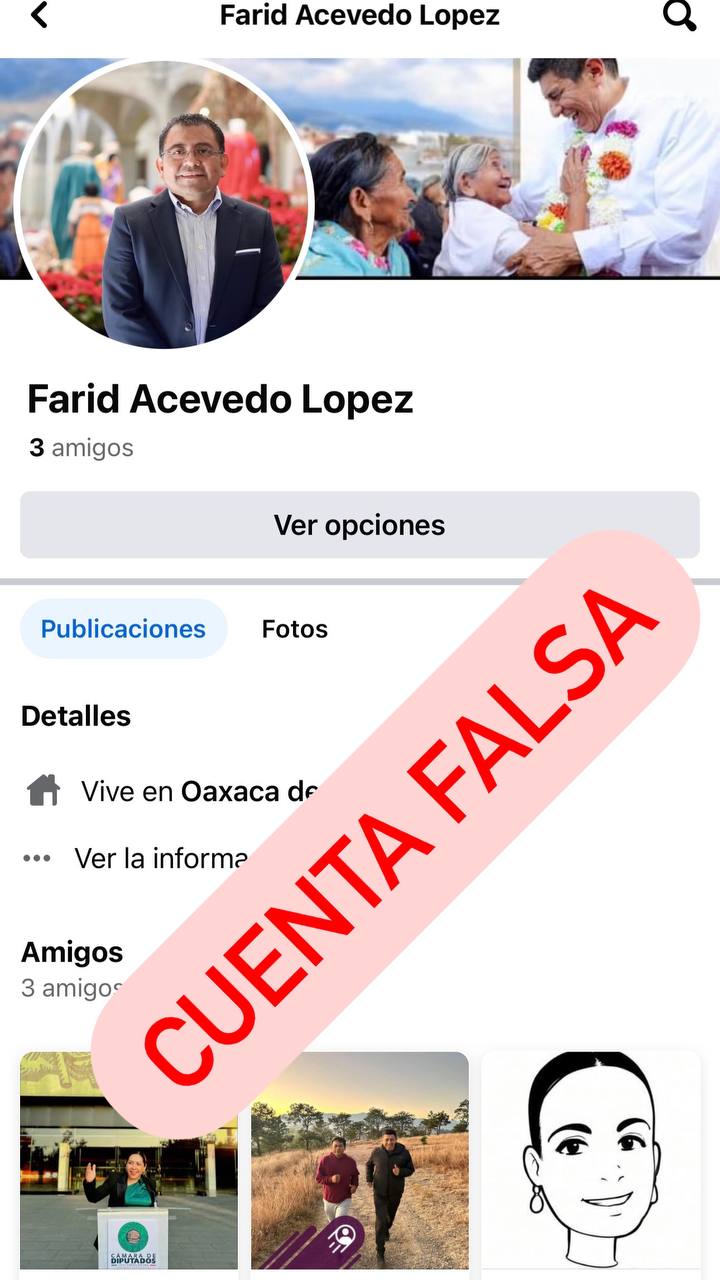 Alertan sobre cuentas falsas a nombre del titular de Sefin