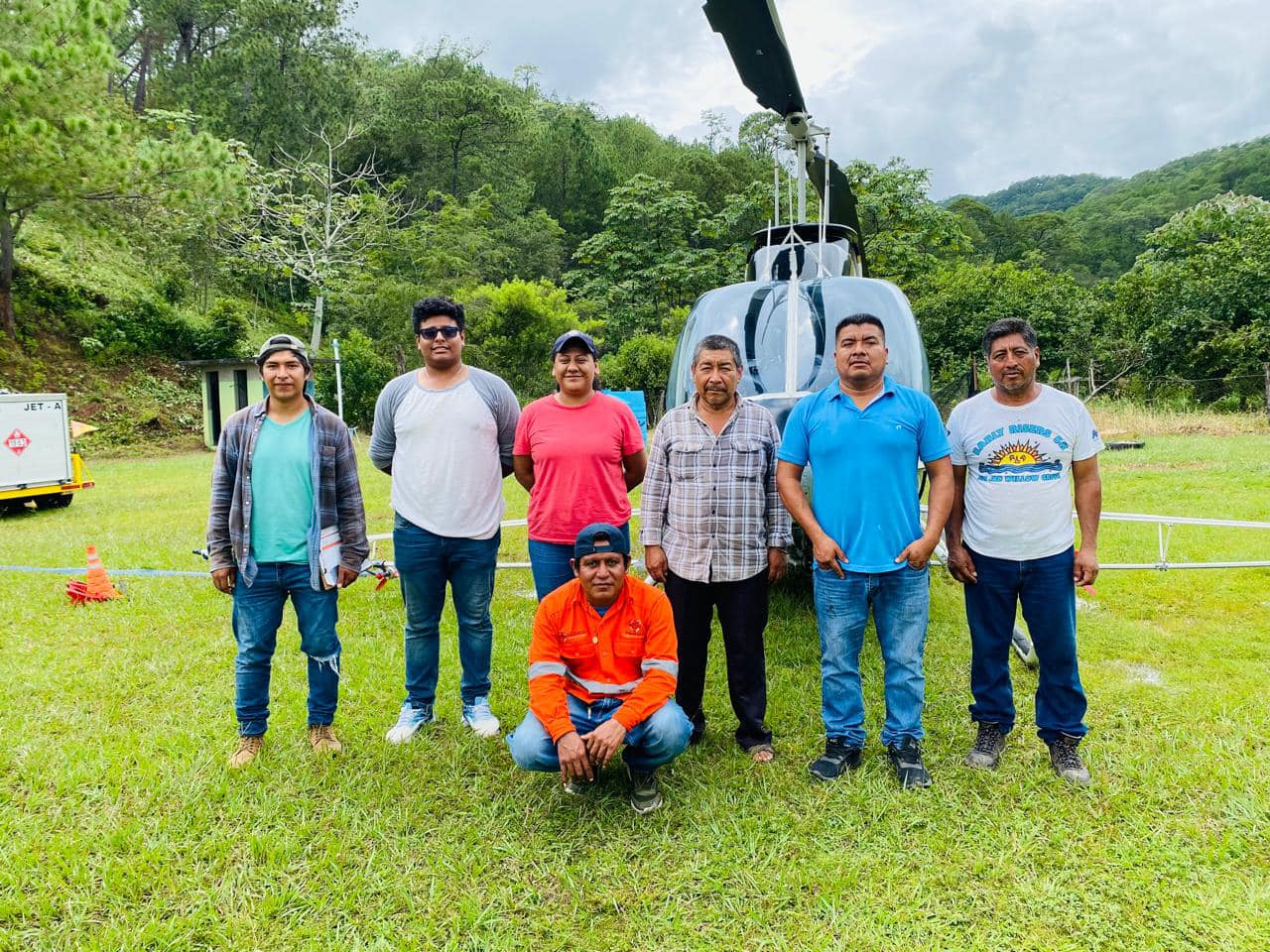 Combate Coesfo plagas forestales en Villa Nueva