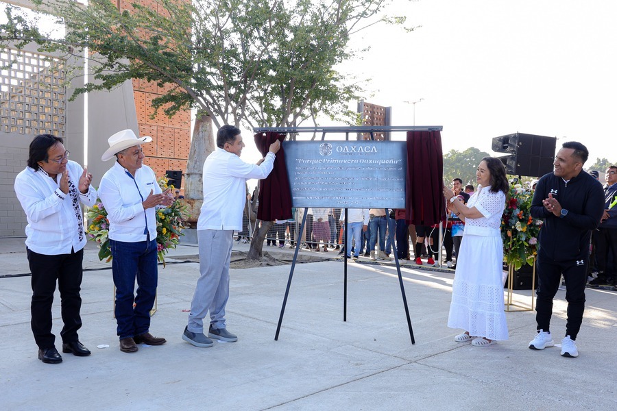 Entrega Gobierno del Estado Parque Primavera Oaxaqueña al pueblo
